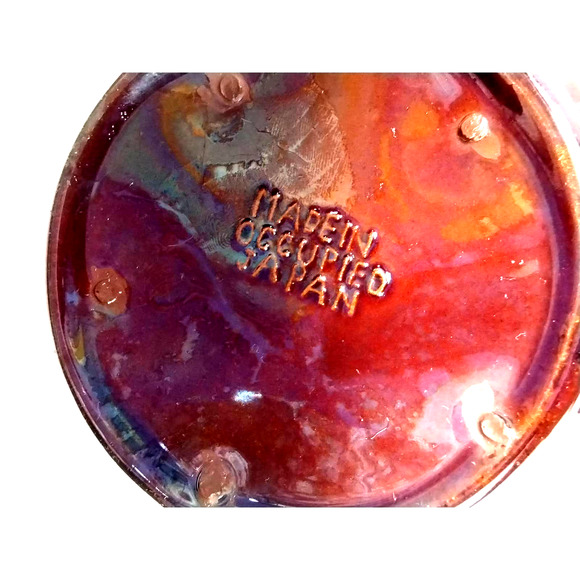 Vintage Teapot, Hand-Painted, Occupied Japan, 1945-1952, Bird Design - Picture 9 of 14